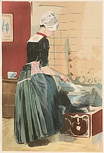 La Servante by Ferdinand Jean Luigini (French, 1870–1943)