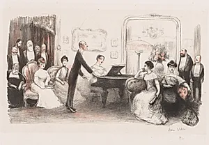 La Soirée Bourgeoise by Jean Veber (French, 1864–1928)