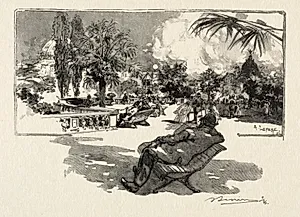 La Terrasse des Arts Libéraux by Auguste Louis Lepère (French, 1849–1918)