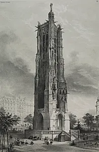 La Tour St. Jacques by Victor Coindre (French)