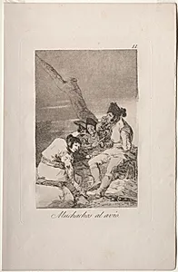 Lads Making Ready, Plate 11 by Francisco de Goya (Spanish, 1746–1828)