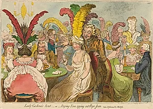 Lady Godina's Rout;-or-Peeping-Tom Spying out Pope-Joan