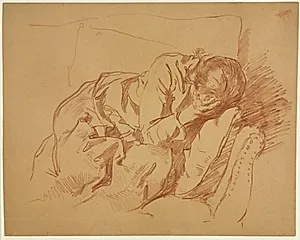Lamenting Woman (Sarah H. Crone) by Samuel H. Crone (American, 1858–1913)