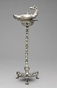 Lamp and Stand by Unknown Artist