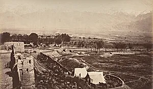 Landi Kotal, The Camp, Looking South by John Burke (Irish, 1845–1915)