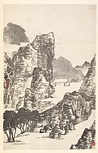 Landscape after Mi Fu