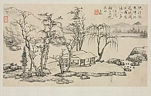 Landscape Album in Various Styles: Landscape after Ni Zan