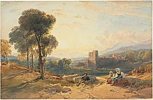 Landscape, Italy by William Leighton Leitch (British, 1804–1883)