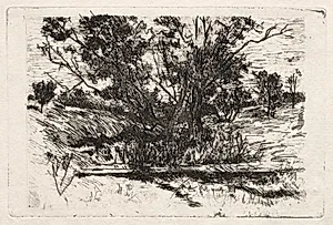 Landscape near Cincinnati by John Henry Twachtman (American, 1853–1902)