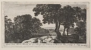 Landscape with Figures by Gabriel Perelle (French, c. 1603–1677)
