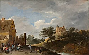 Landscape with Peasants Dancing