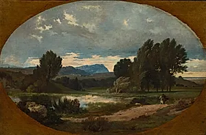 Landscape with Rider on White Horse