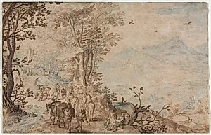 Landscape with Travelers by Jan Brueghel (Flemish, 1568–1625)