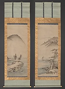 Landscapes by Unkoku Tōyo (Japanese, 1612–1688?)