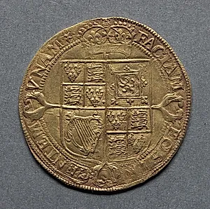 Laurel: Crowned Shield of Arms (reverse) by Unknown Artist
