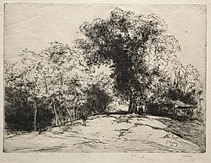 Le Chemin de ronde by Gustave Leheutre (French, 1861–1932)