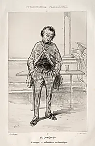 Le Comédien by Paul Gavarni (French, 1804–1866)