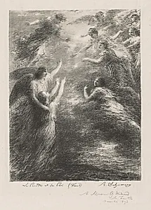 Le Paradis et la Peri by Henri Fantin-Latour (French, 1836–1904)