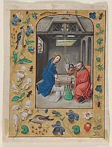 Leaf Excised from a Book of Hours: The Nativity by Master of the First Prayerbook of Maximillian (Flemish, c. 1444–1519)