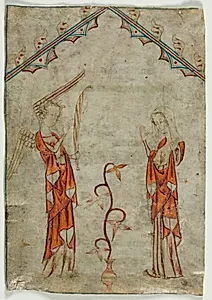 Leaf Excised from a Psalter: The Annunciation by Unknown Artist