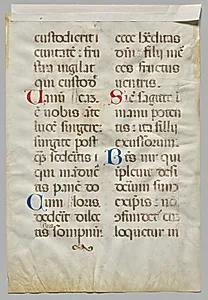 Leaf from an Antiphonary: Text (verso) by Unknown Artist