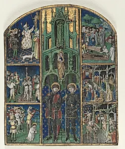 Leaf from the Hours of Duke Louis of Savoy: Saints Nereus and Achilleus by Unknown Artist