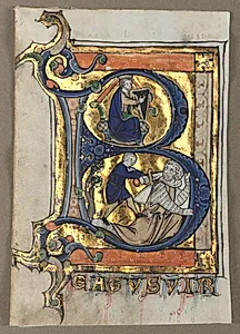 Leaves Excised from a Psalter (seven) by Unknown Artist