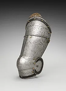 Left Cuisse with Poleyns (knee-cops) by Unknown Artist