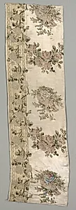 Length of Brocaded Satin