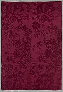 Length of Silk Damask Textile by Unknown Artist