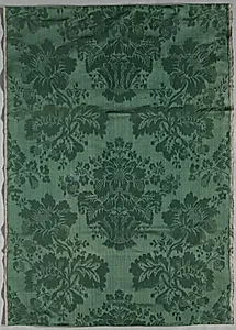 Length of Silk Damask Textile by Unknown Artist