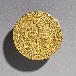 Leopard d'Or of Edward III of England (reverse) by Unknown Artist
