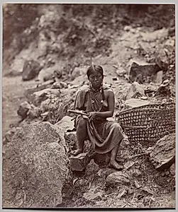 Lepcha Woman (number 1908) by Samuel Bourne (British, 1834–1912)
