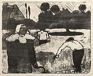 Les Bretonneries: The Harvesters (Les Moissonneurs) by Émile Bernard (French, 1868–1941)