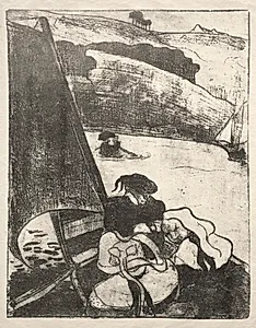 Les Bretonneries: The Return from the Pilgrimage (Le Retour du Pardon) by Émile Bernard (French, 1868–1941)