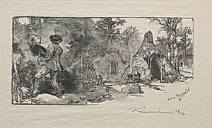 Les Charbonniere by Auguste Louis Lepère (French, 1849–1918)