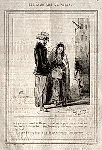 Les Étudiants de Paris by Paul Gavarni (French, 1804–1866)