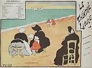 Les Fossiles (Program from Théâtre Libre) by Henri Gabriel Ibels (French, 1867–1936)