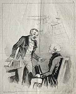 Les Malades et les medicins:  No. 4, Lew Homéopathes by Cham (French, 1818–1879)