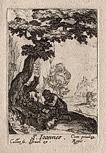 Les Penitents:  St. Jean Baptiste by Jacques Callot (French, 1592–1635)