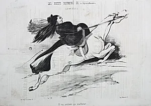 Les Petits bonheurs de l'equitation:  Lancades.  Il va arriver un malheur by Unknown Artist