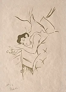 Les Vieilles histoires:  Ta Bouche by Henri de Toulouse-Lautrec (French, 1864–1901)