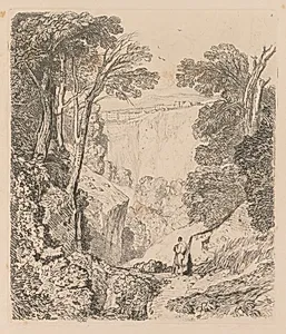 Liber Studiorum: Plate 2, View of Clifton by John Sell Cotman (British, 1782–1842)