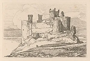 Liber Studiorum: Plate 25, Harlech Castle, N. Wales