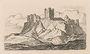 Liber Studiorum: Plate 30, Bambro' Castle, Northumberland