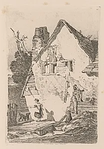 Liber Studiorum: Plate 40, Lakenham, near Norwich by John Sell Cotman (British, 1782–1842)
