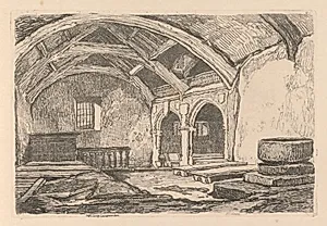 Liber Studiorum: Plate 42, Capel Carrig, Caernarvonshire by John Sell Cotman (British, 1782–1842)