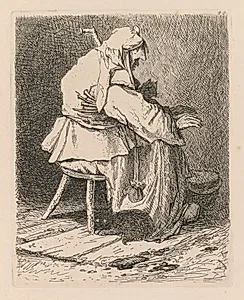 Liber Studiorum: Plate 44, Sketch after Rembrandt by John Sell Cotman (British, 1782–1842)