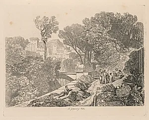 Liber Studiorum: Plate 6, The Judgment of Midas by John Sell Cotman (British, 1782–1842)