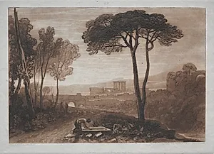Liber Studiorum:  Scene in the Campagna by Joseph Mallord William Turner (British, 1775–1851)